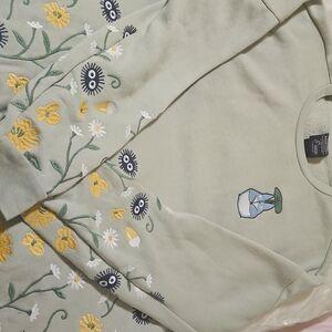 Sage green BoxLunch Studio Ghibli sweater